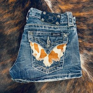Cowhide miss me jeans